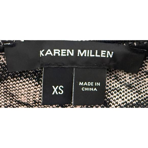 Karen Millen Women's Lace Jacquard Bandage Knit Dress Office Wear Cocktail Party - Picture 9 of 10